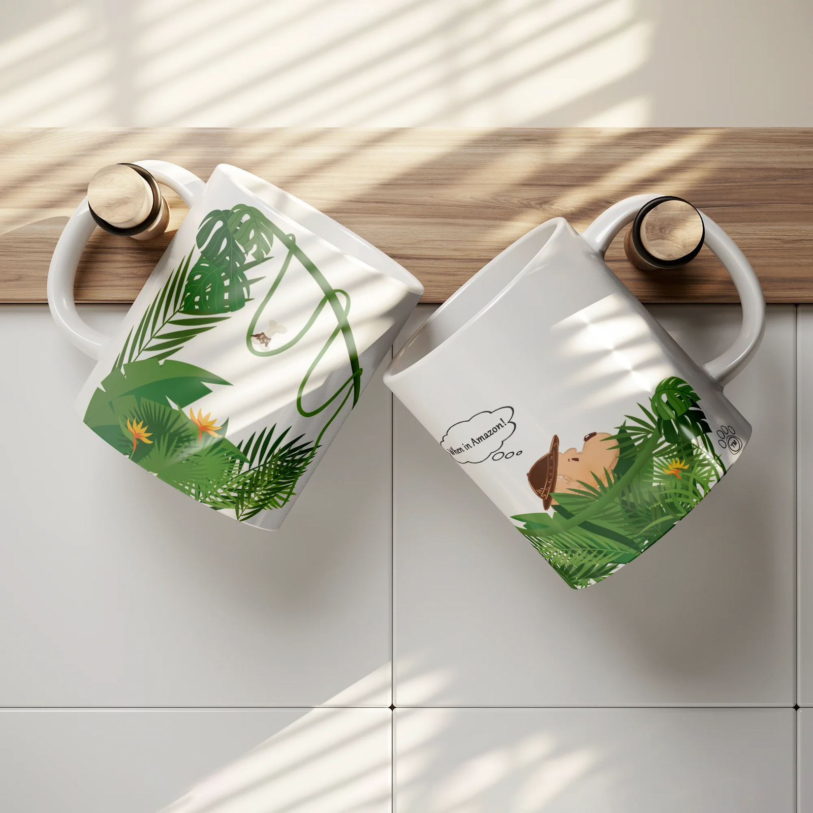 When in Amazon – OllieVers Travels Mug (11 oz) - Image 8