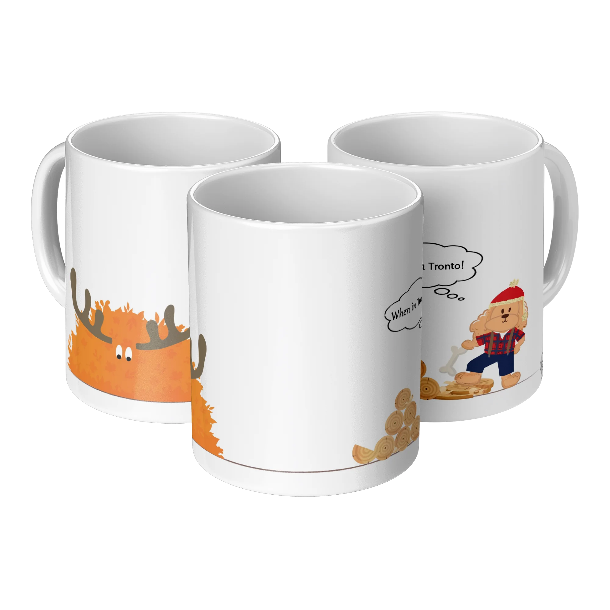 Toronto ceramic coffee mug, original 11 oz product view 1