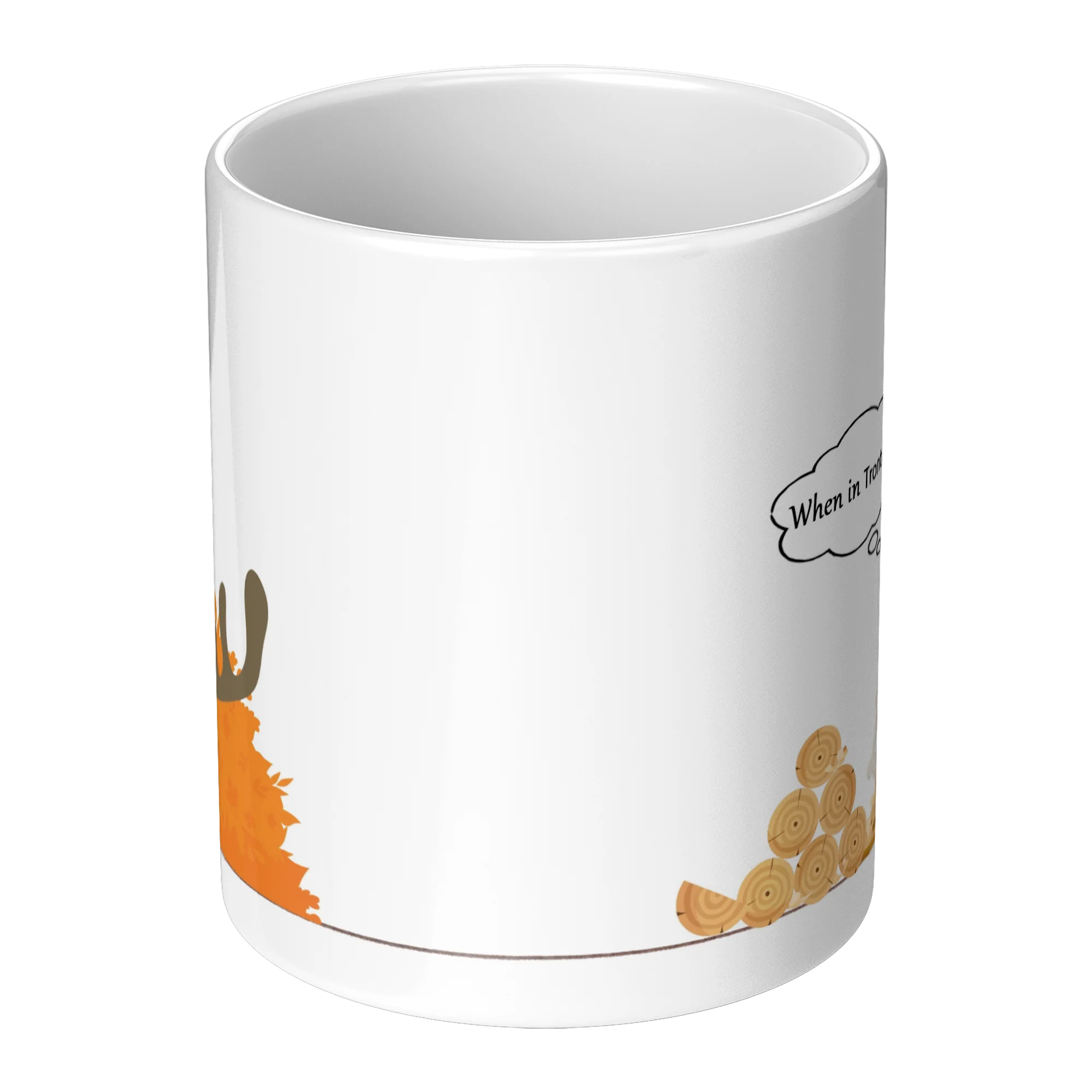 Toronto ceramic coffee mug, original 11 oz product view 2