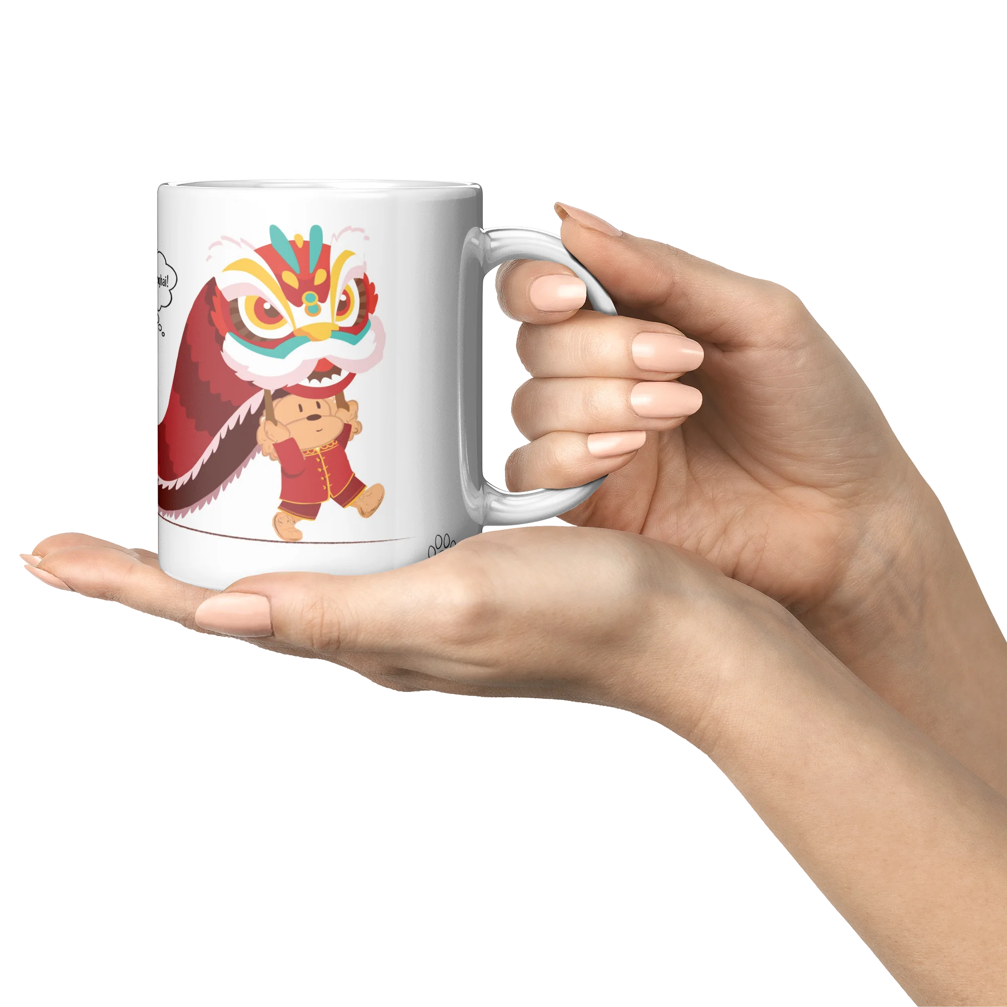 When in Shanghai Ceramic Coffee Mug – Travel Gift (11 oz) - Image 7