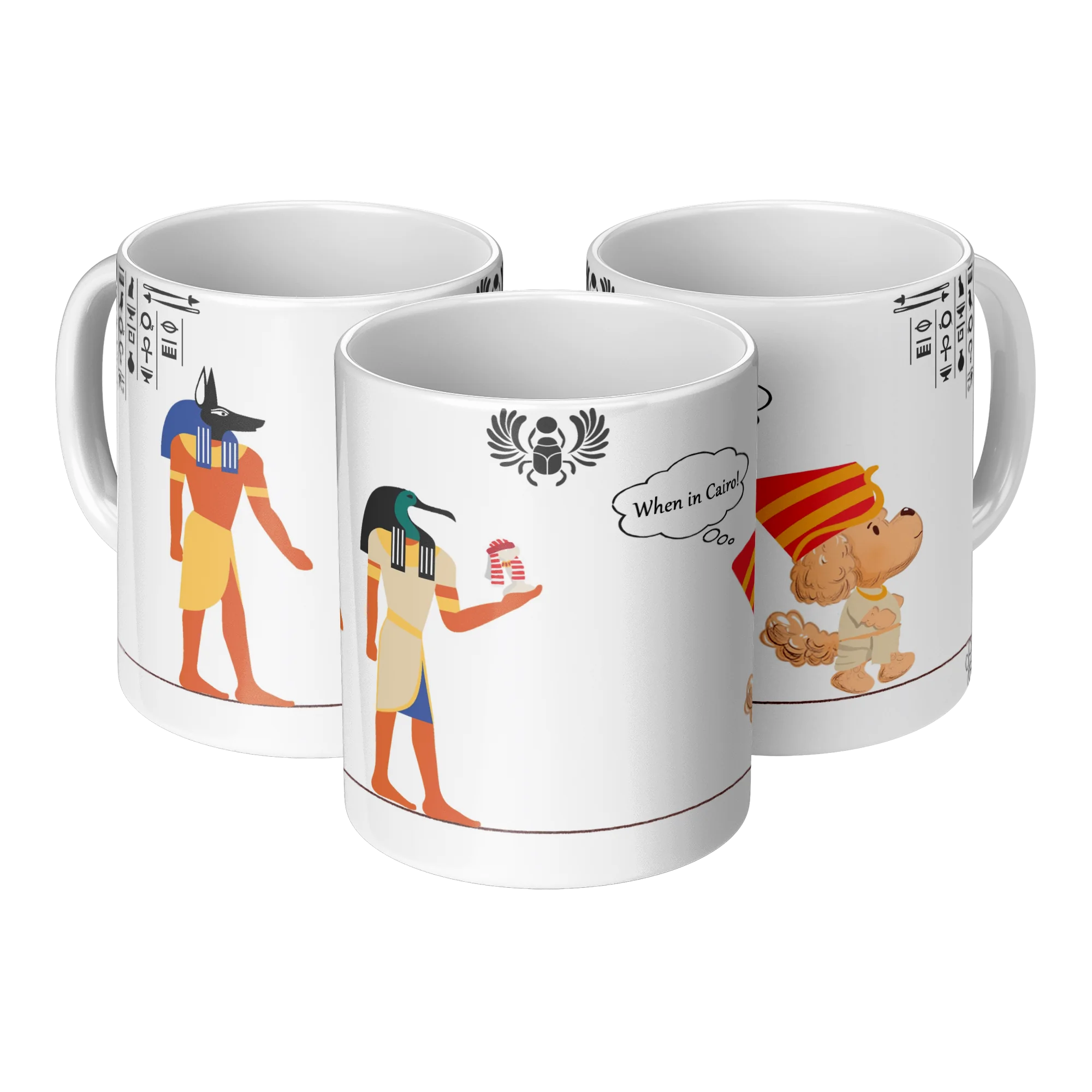 Cairo ceramic coffee mug, original 11 oz product view 1