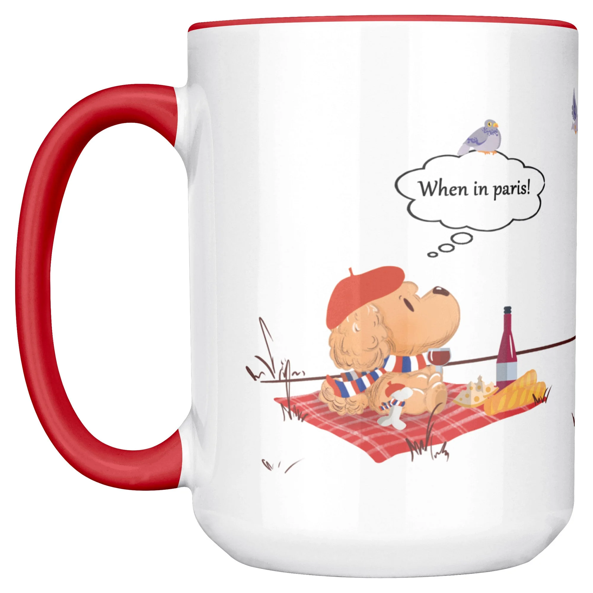 When in Paris Accent Coffee Mug – Travel Gift (15 oz) - Image 8