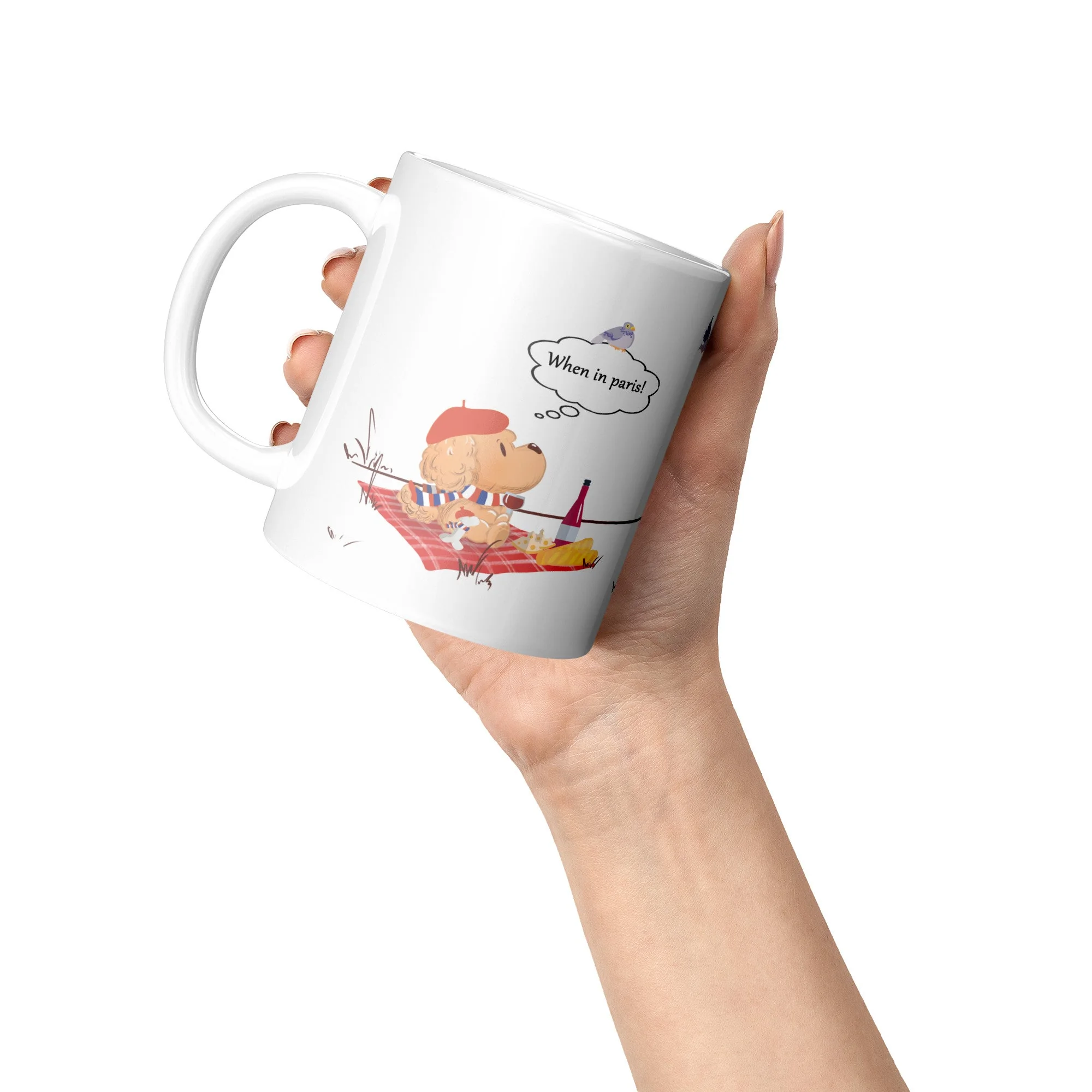 When in Paris Ceramic Coffee Mug – Travel Gift (11 oz) - Image 8