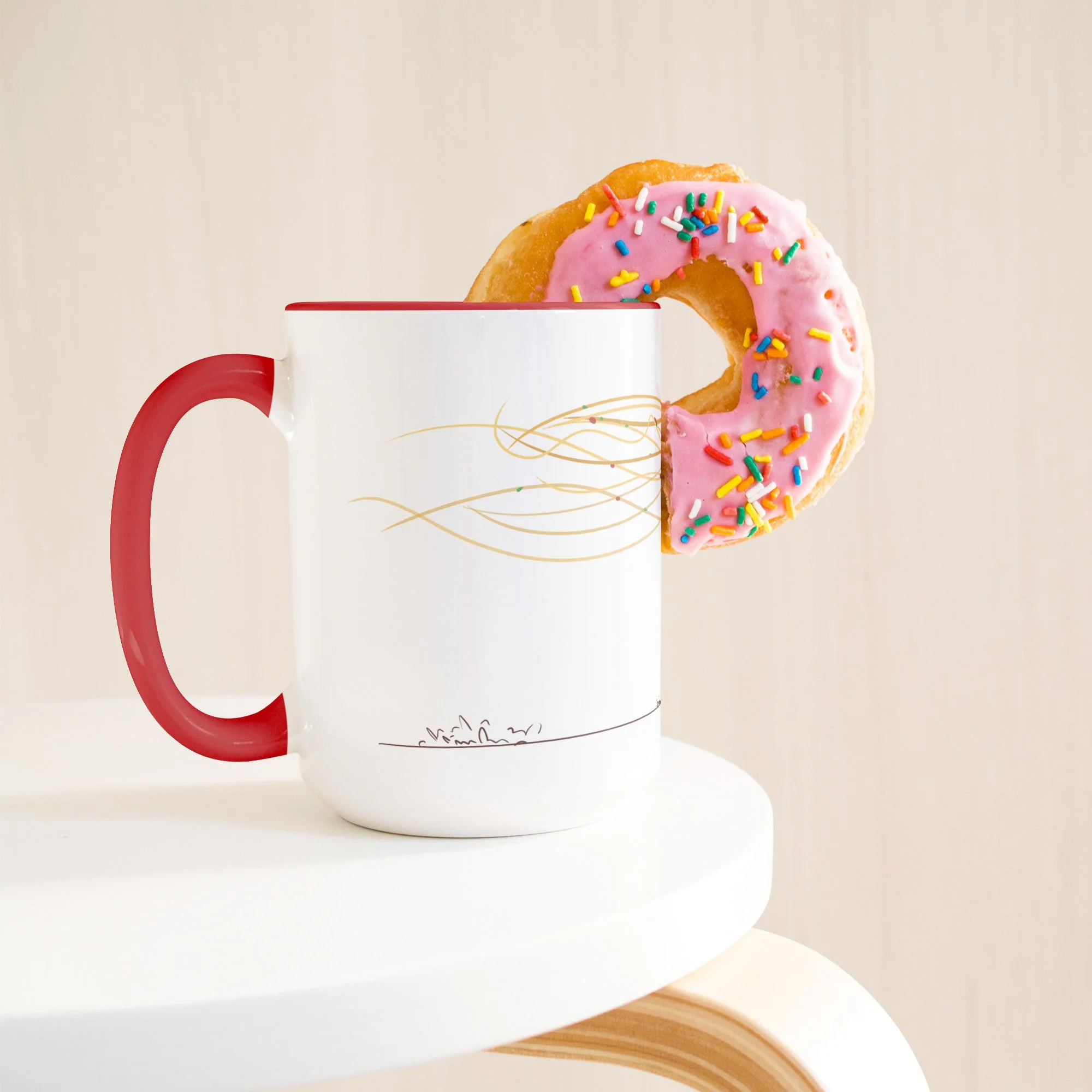 Rome accent coffee mug, original 15 oz product view 1