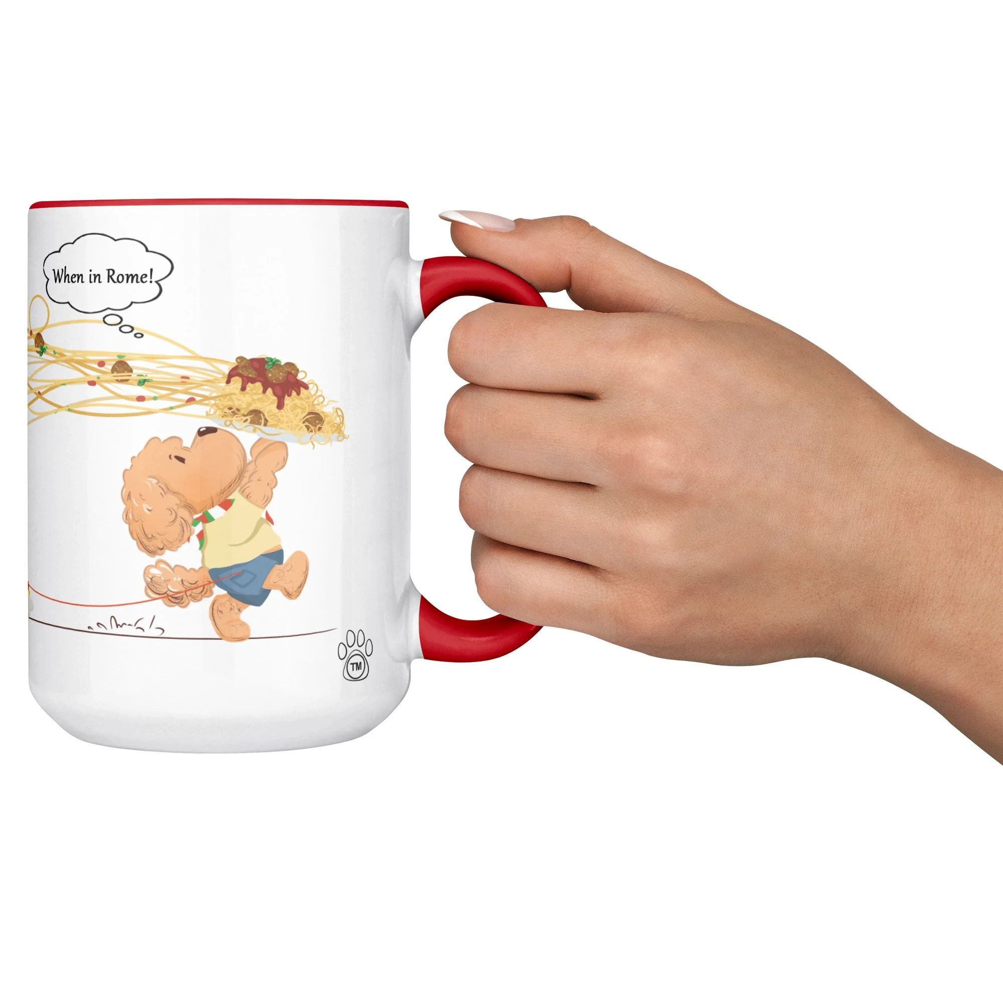 When in Rome Accent Coffee Mug – Travel Gift (15 oz) - Image 5