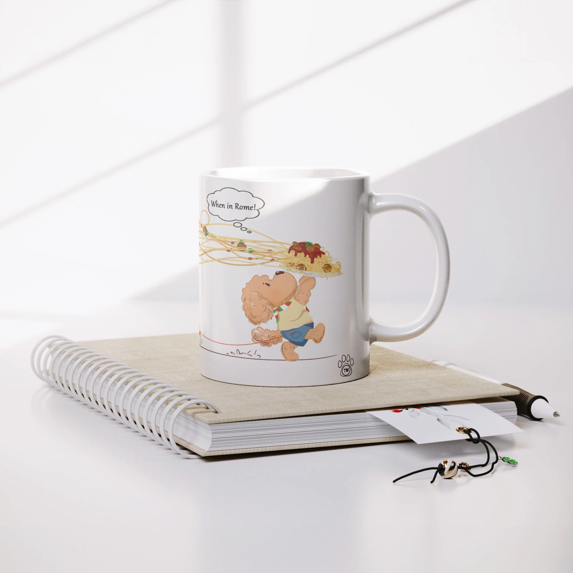 When in Rome Ceramic Coffee Mug – Travel Gift (11 oz) - Image 6