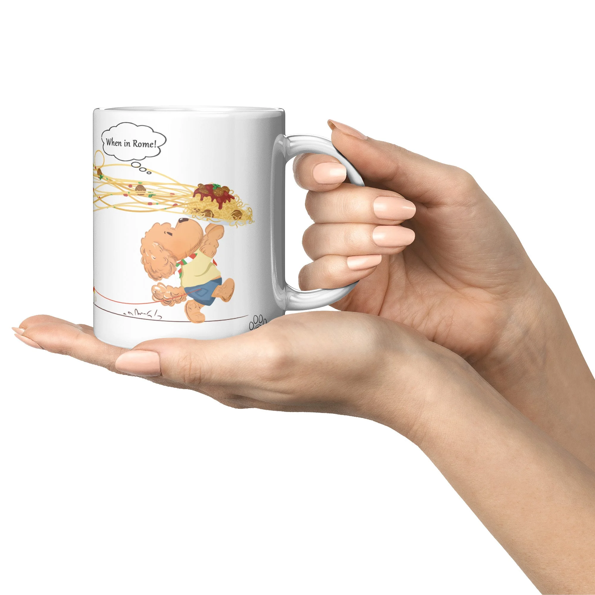 When in Rome Ceramic Coffee Mug – Travel Gift (11 oz) - Image 7