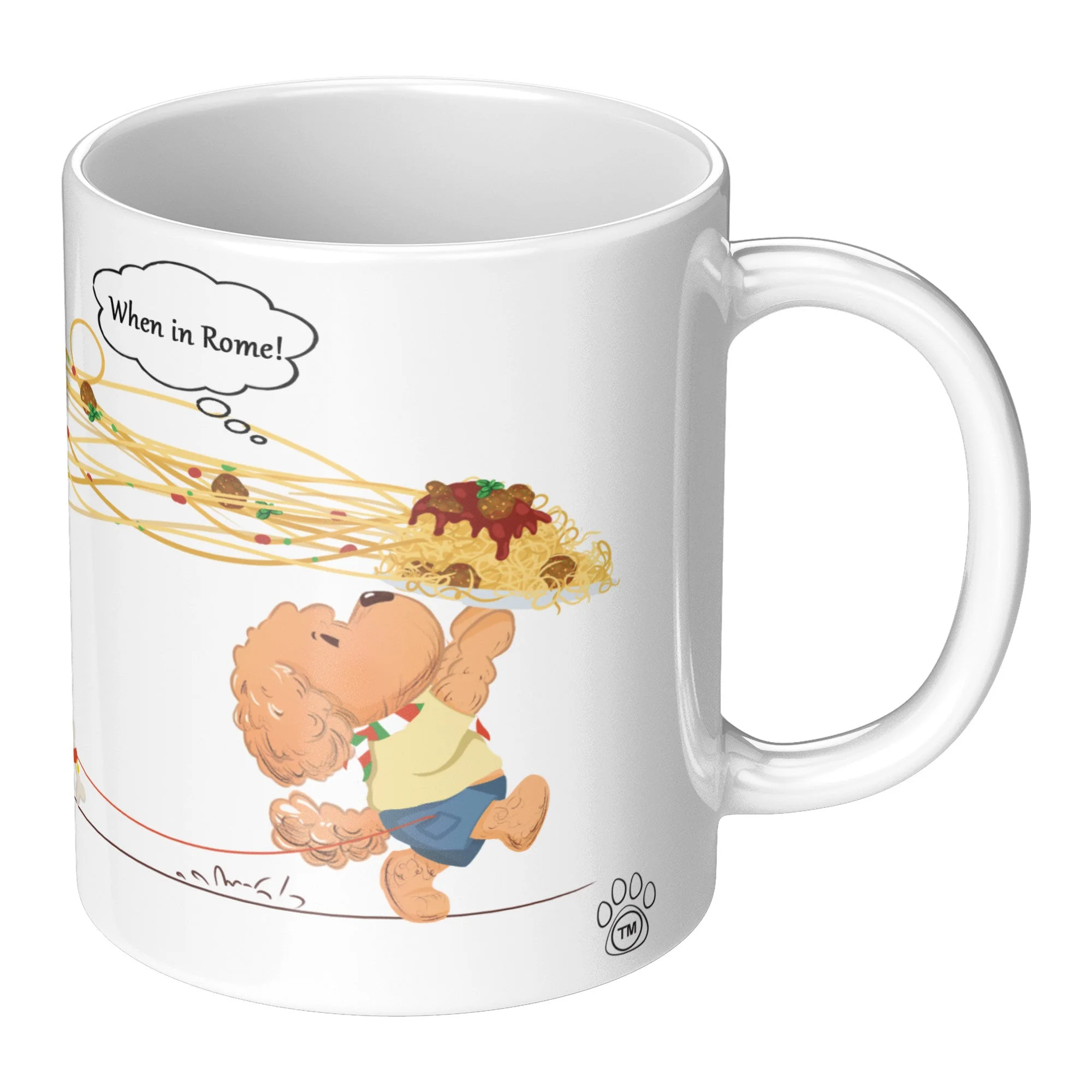 When in Rome Ceramic Coffee Mug – Travel Gift (11 oz) - Image 10