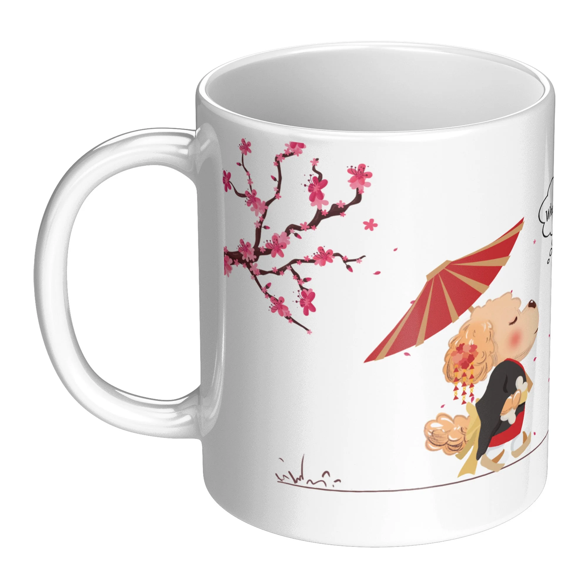 Tokyo ceramic coffee mug, original 11 oz product view 3