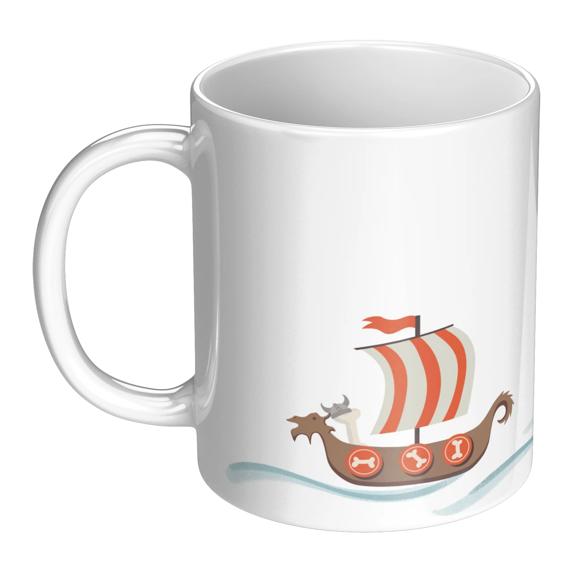 Copenhagen ceramic coffee mug, original 11 oz product view 3